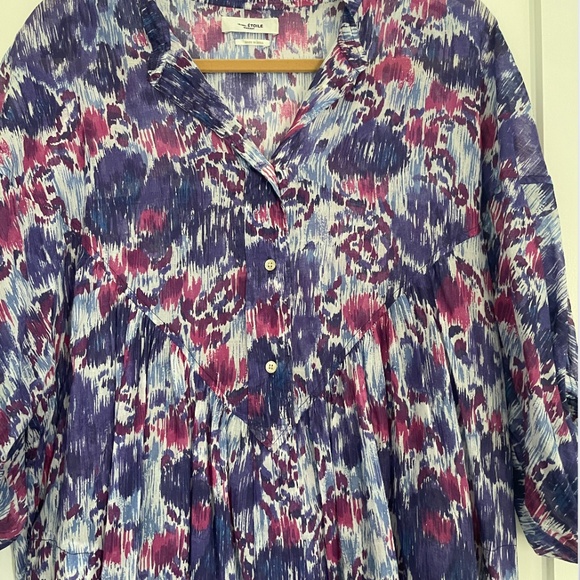 Isabel Marant Etoile Mazea Dress Size 38 Floral Print French Western Mini S-M - Picture 8 of 13